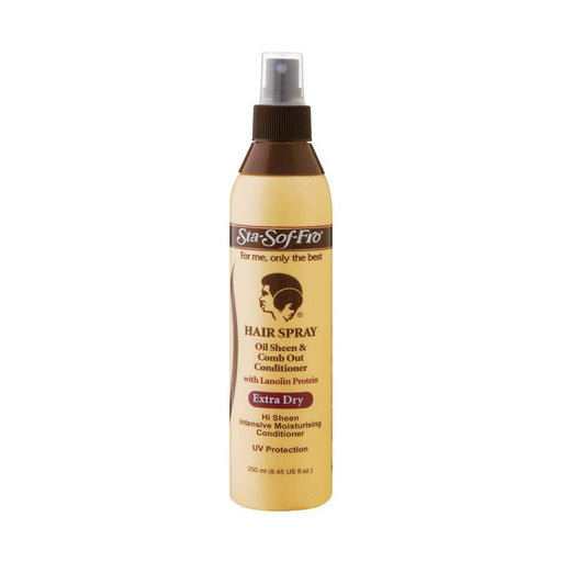 Sta-Sof-Fro Oil Sheen And Comb Out Xtra Dry Spray 250ml