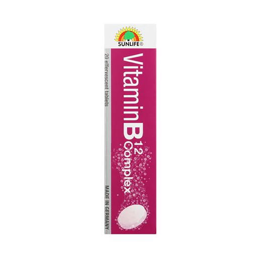 SunLife Vitamin B12 Complex 20 Effervescent Tablets