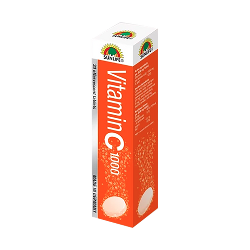 SunLife Vitamin C 1000mg 20 Effervescent Tablets