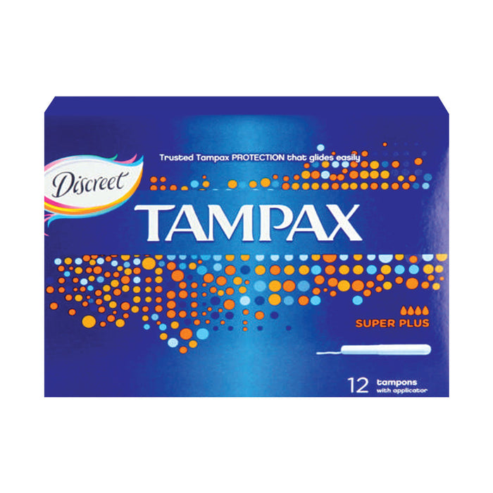 Tampax Tampons 12's Super Plus