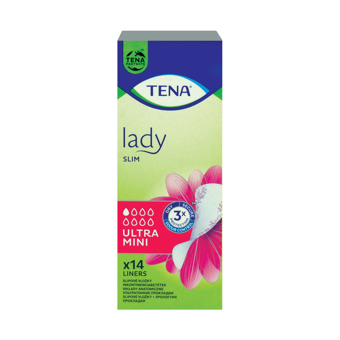 Tena Lady Ultra Mini Incontinence Liners 14 Liners