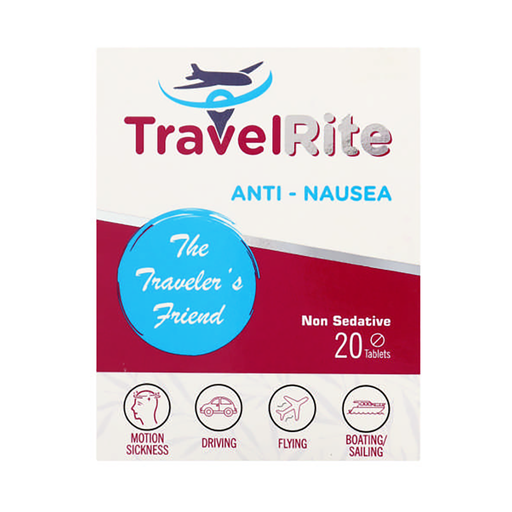 Travelrite Anti-Nausea Tablets 20 Tablets