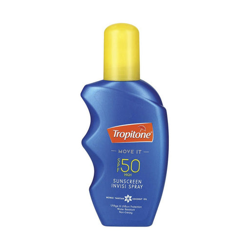Tropitone Sunscreen Move It SPF50 Invisi Spray 125ml