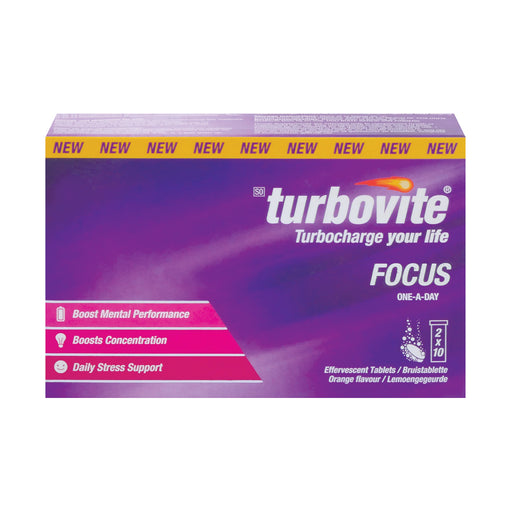 Turbovite Focus 20 Effervescent Tablets