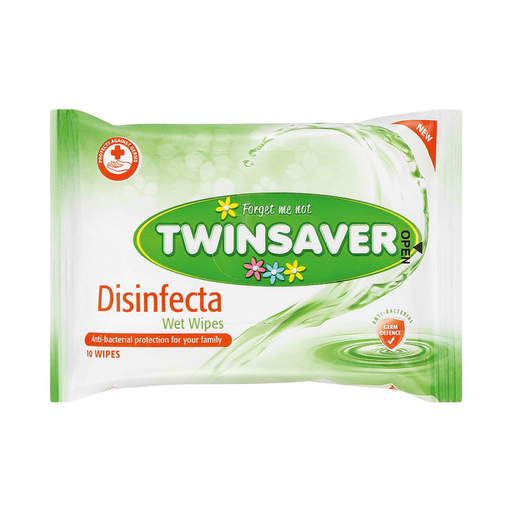 Twinsaver Disinfecta Wipes 10 Wipes