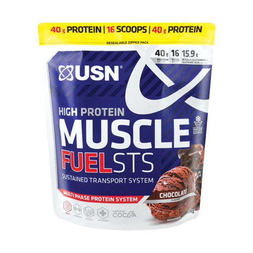 USN Muscle Fuel STS High Protein Recovery Shake Chocolate 1kg