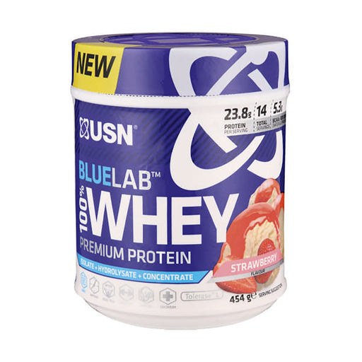 USN Bluelab 100% Premium Whey Strawberry 454g