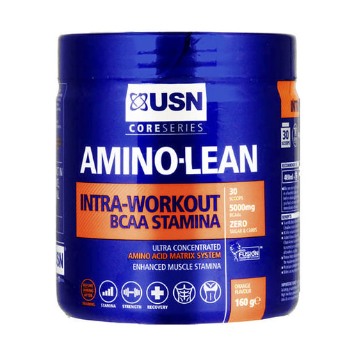 USN Coreseries Amino-Lean Intra-Workout BCAA Stamina Orange 160g