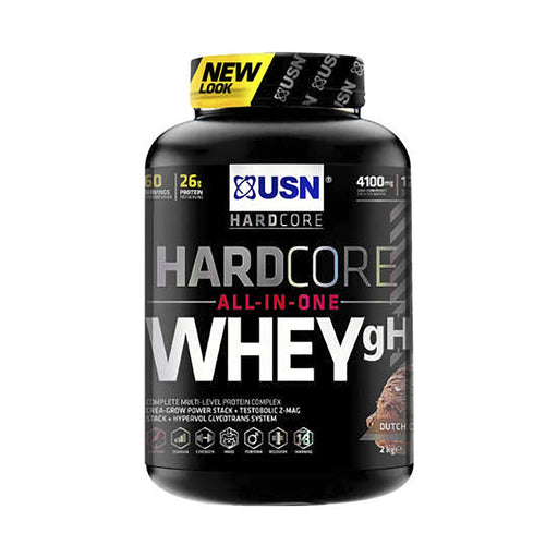 USN Hard Core Series Hardcore Whey All-In-One Protein Dutch Chocolate 2kg