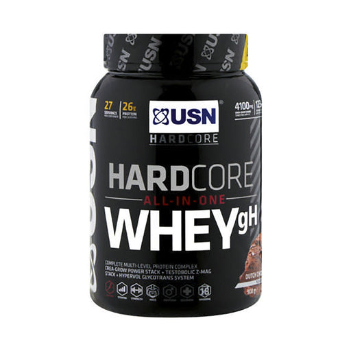 USN Hard Core Series Hardcore Whey All-In-One Protein Dutch Chocolate 908g