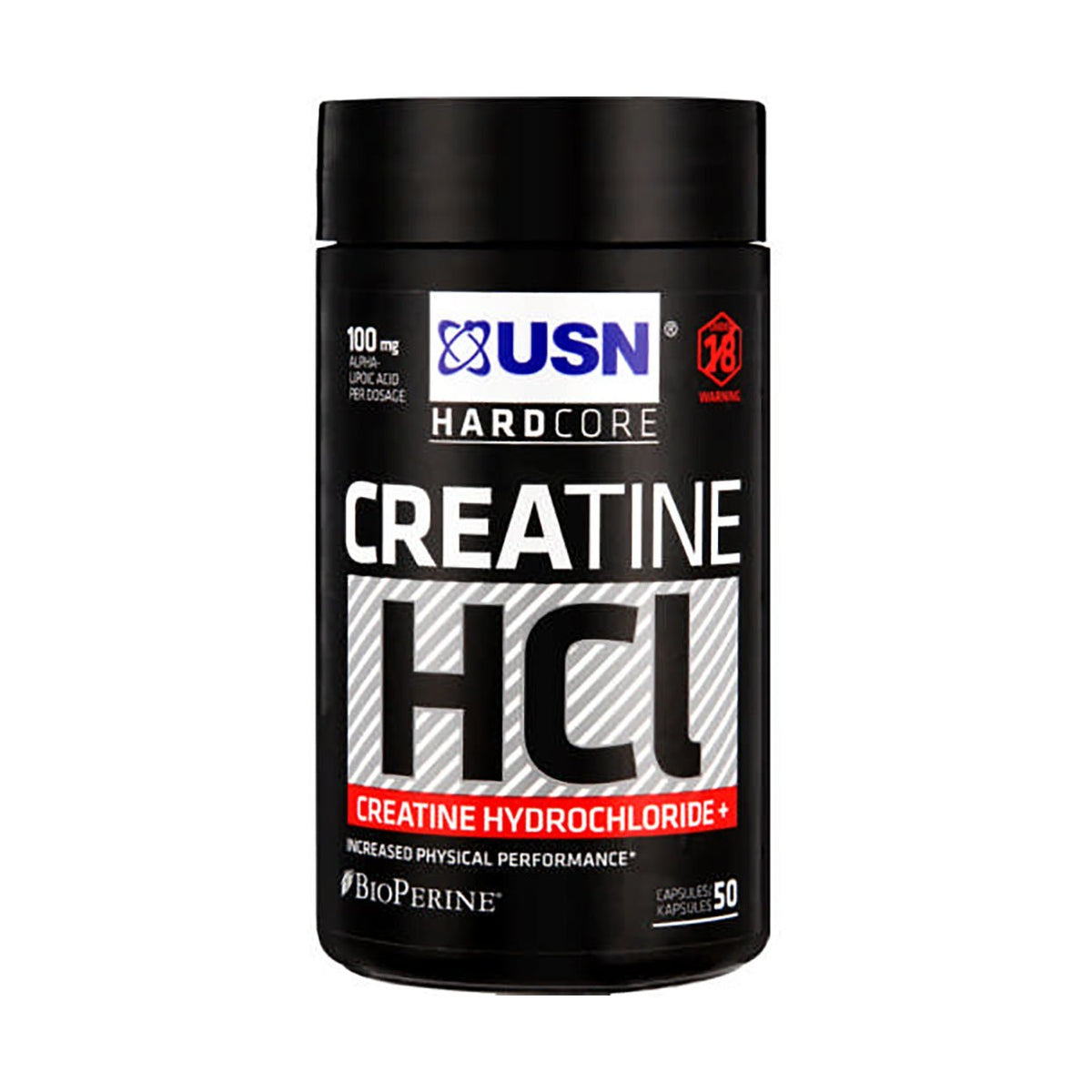 USN Hardcore Creatine HCL 50 Capsules Med365