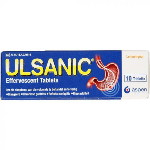 Ulsanic Orange Flavour Effervescent 10 Tablets