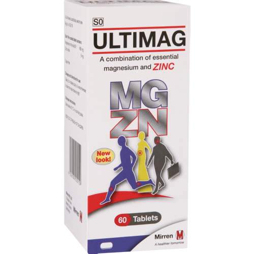 Ultimag Magnesium & Zinc 60 Tablets