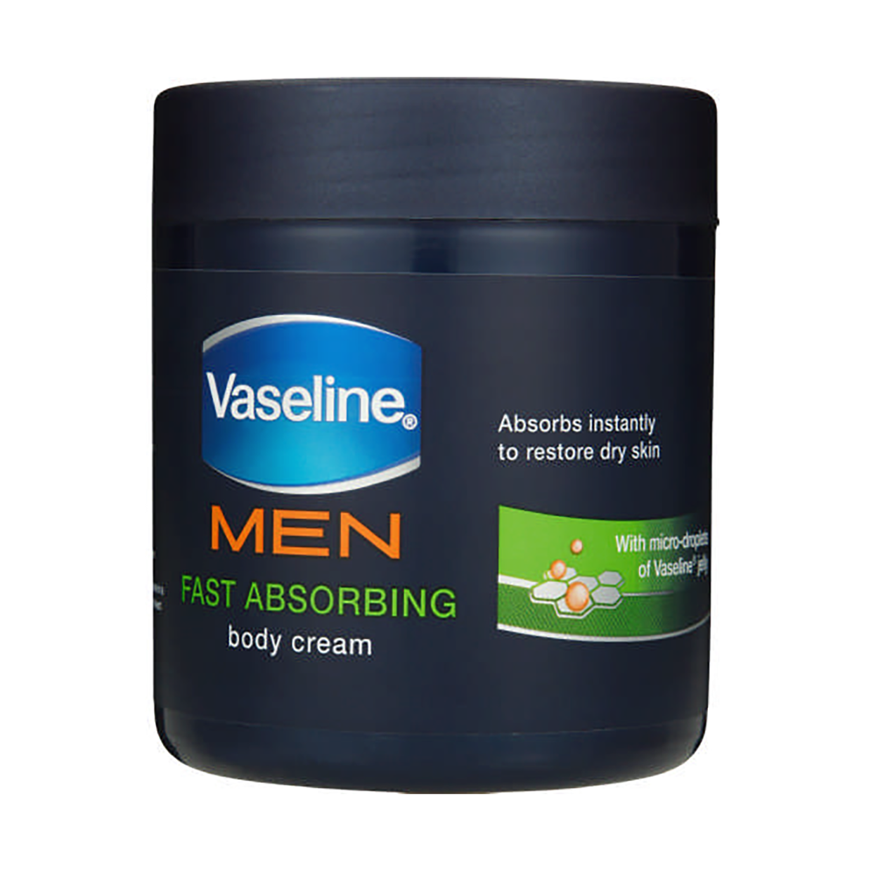 Vaseline Body Cream Men Fast Absorbing 400ml Med365