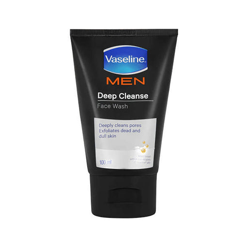 Vaseline Men Face Wash Deep Cleanse Scrub 100ml