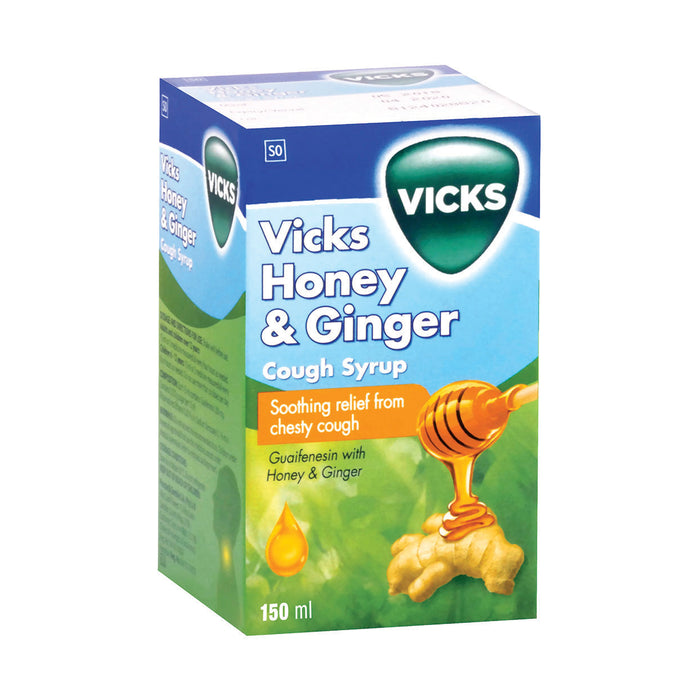 Vicks Honey & Ginger Cough Syrup 150ml