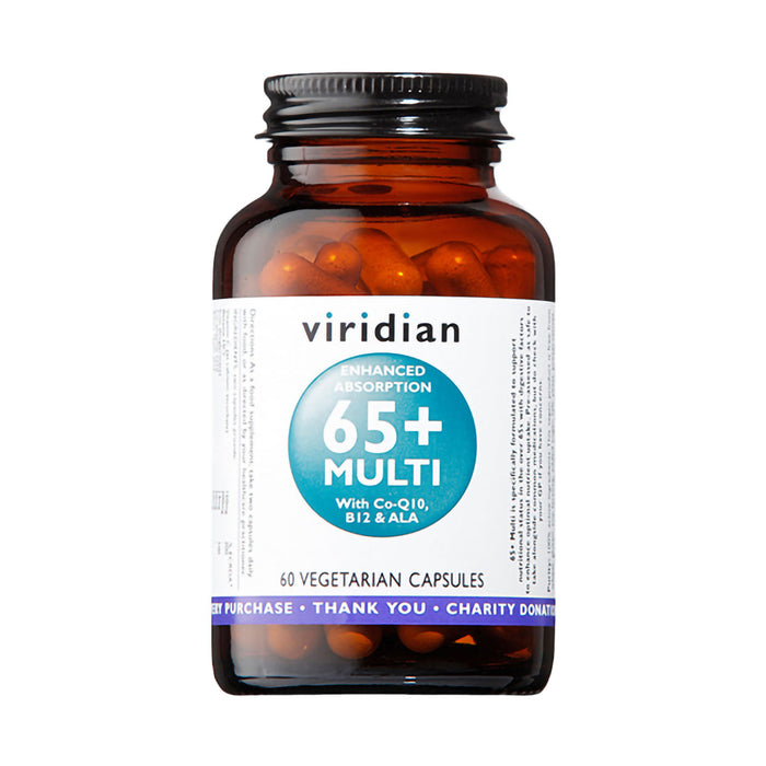 Viridian 65+ Multi 60 Veggie Capsules