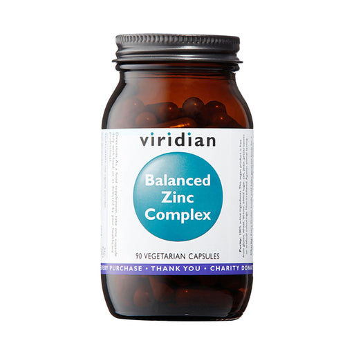 Viridian Balanced Zinc 15mg Complex 90 Veggie Capsules