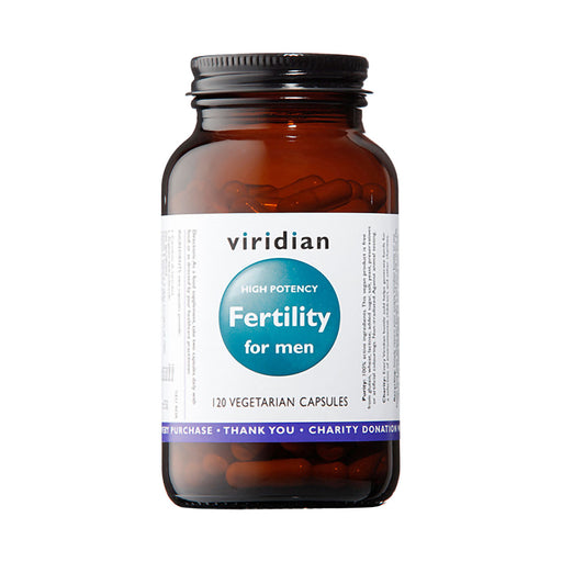 Viridian Fertility for Men Hi-Potency 120 Veggie Capsules