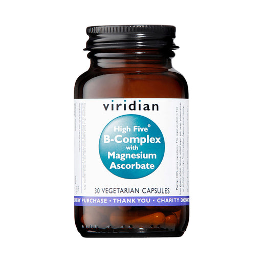 Viridian High Five B-Complex & Mag Ascorbate 30 Veggie Capsules