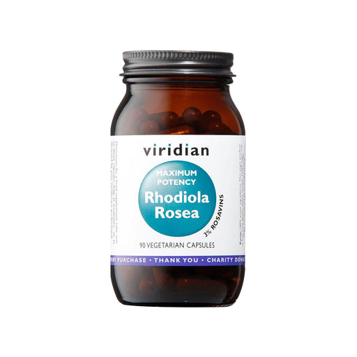 Viridian Maxi Potency Rhodiola Rosea Root Extract 30 Veggie Capsules
