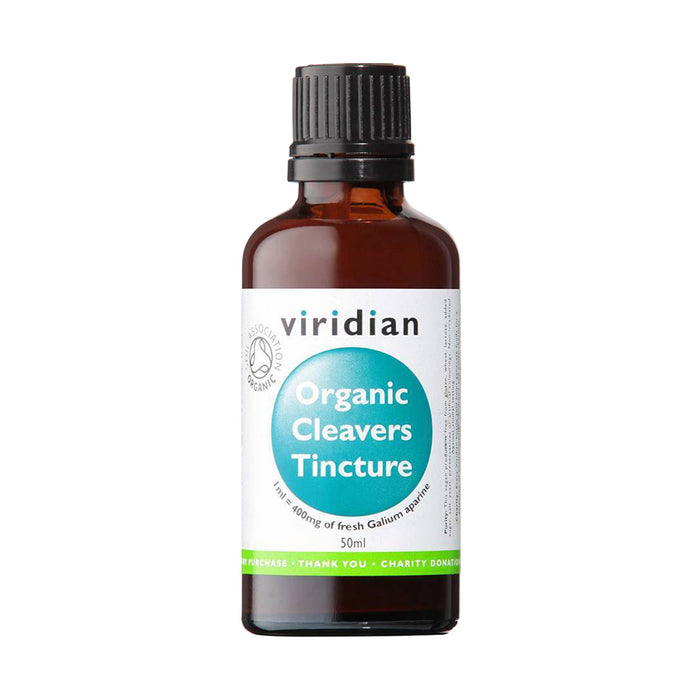 Viridian Organic Cleavers Tincture 50ml