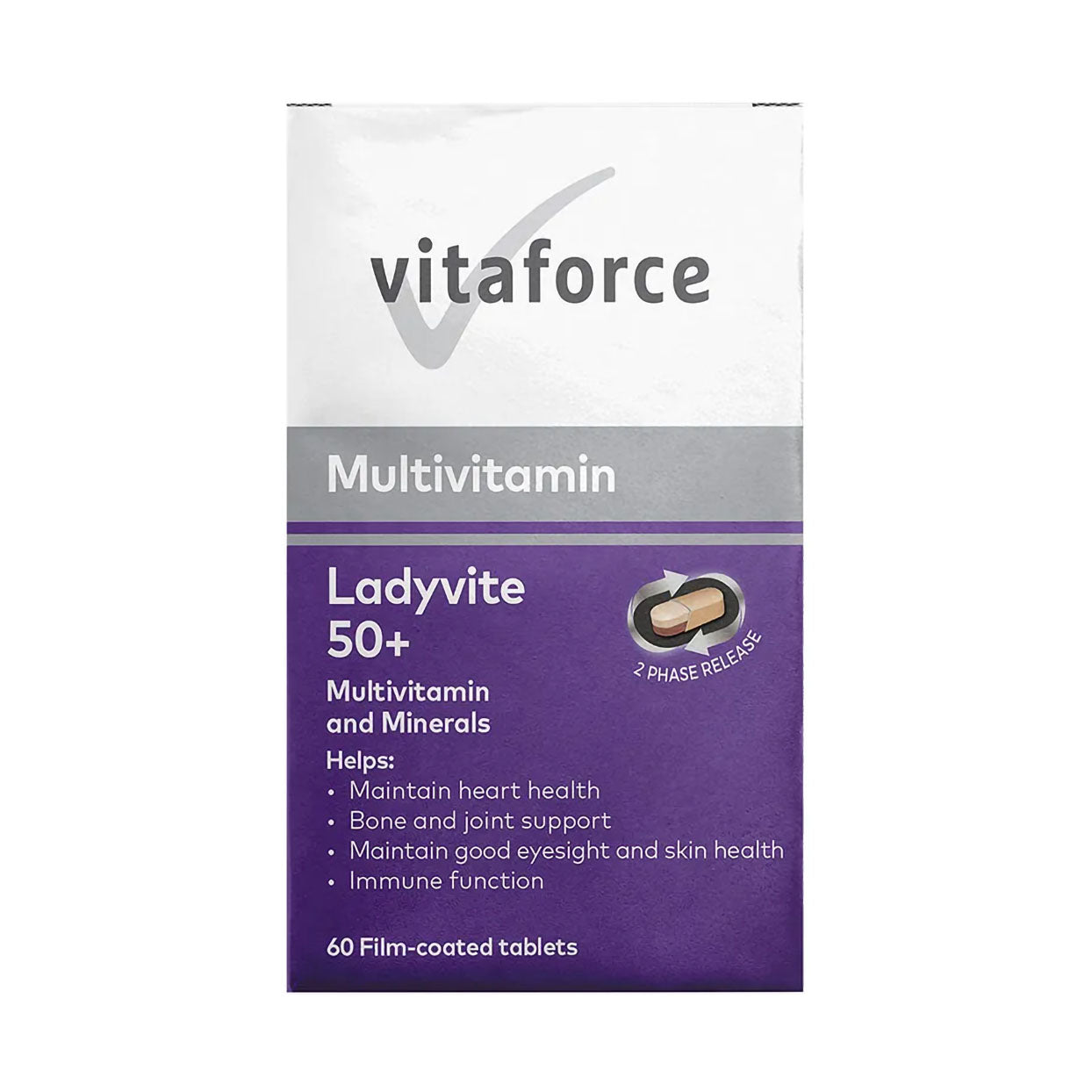 Vitaforce Ladyvite Mature 60 Tablets - Med365