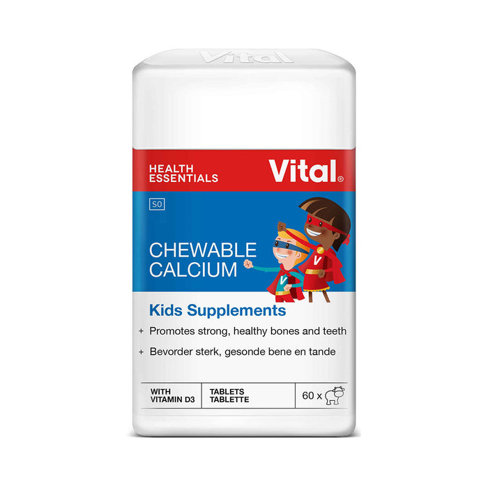 Vital Calcium Chewable 60 Tablets