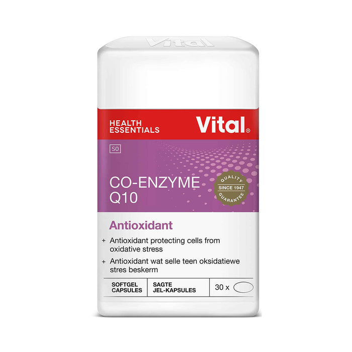 Vital Co-Enzyme Q10 30 Capsules