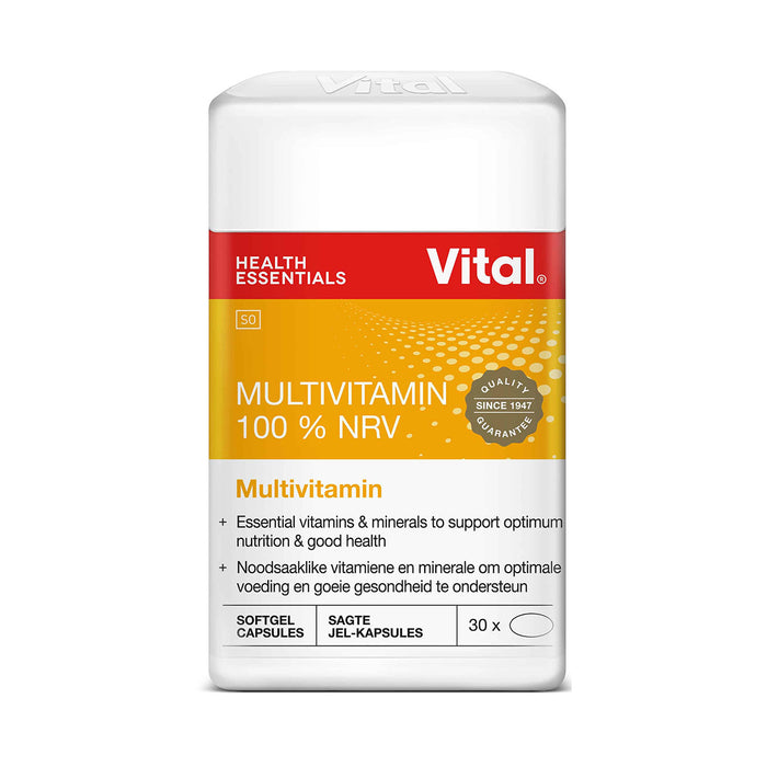 Vital Multivitamin 100% NRV 30 Capsules