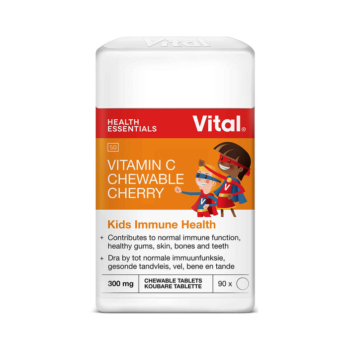 Vital Vitamin C Chewable Cherry 90 Tablets