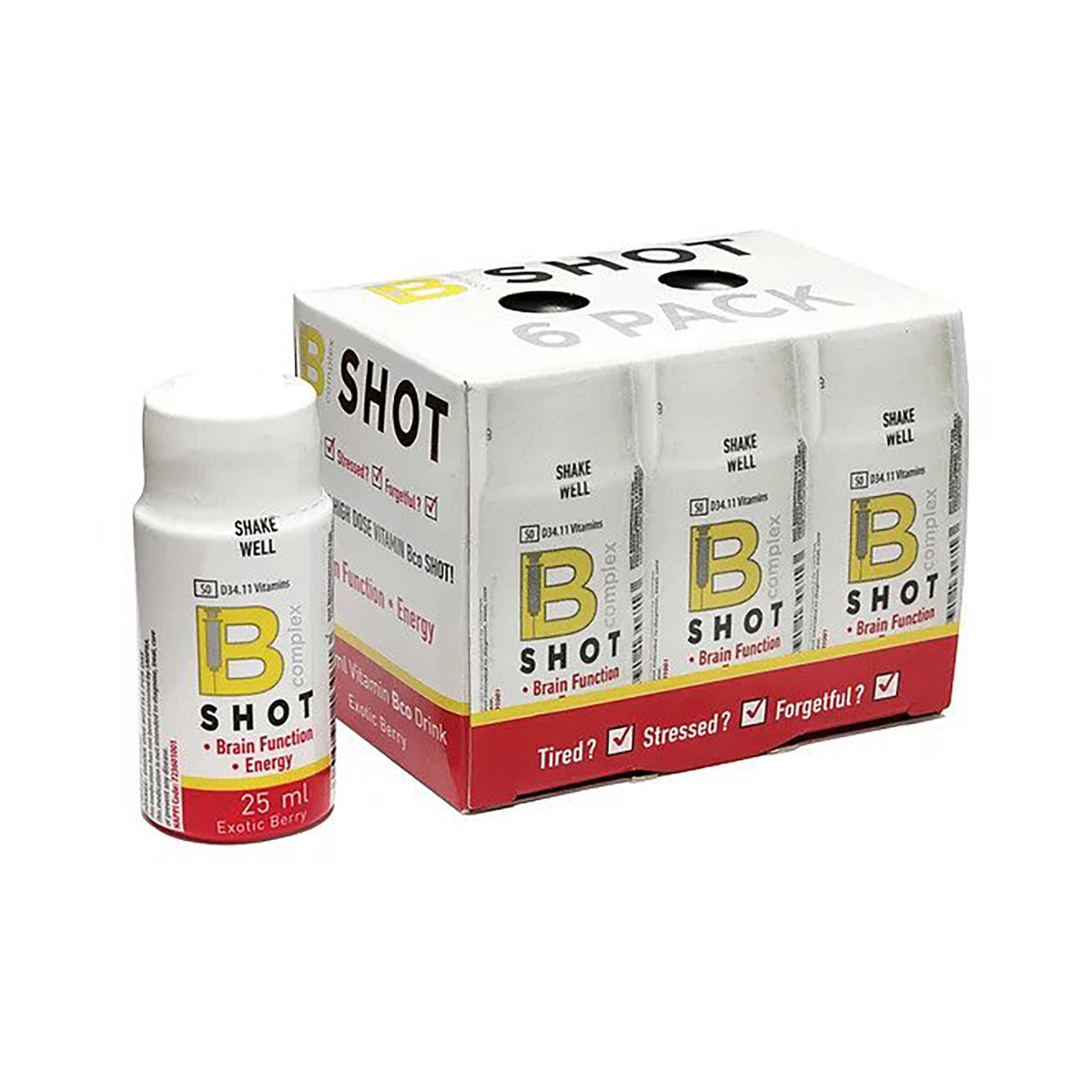 Vitamin B Co Shot 25ml x 6 Shots Med365