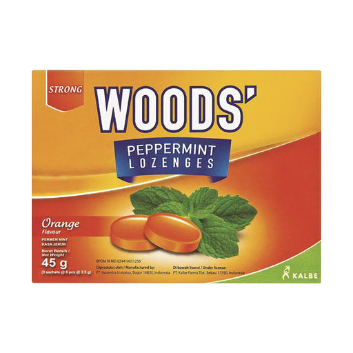Woods' Peppermint Lozenges Orange 18