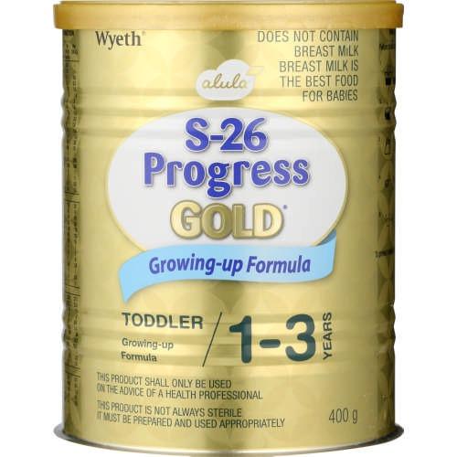 Wyeth S-26 Progress Gold Stage 3 Growing-Up Formula 1-3 years 400g