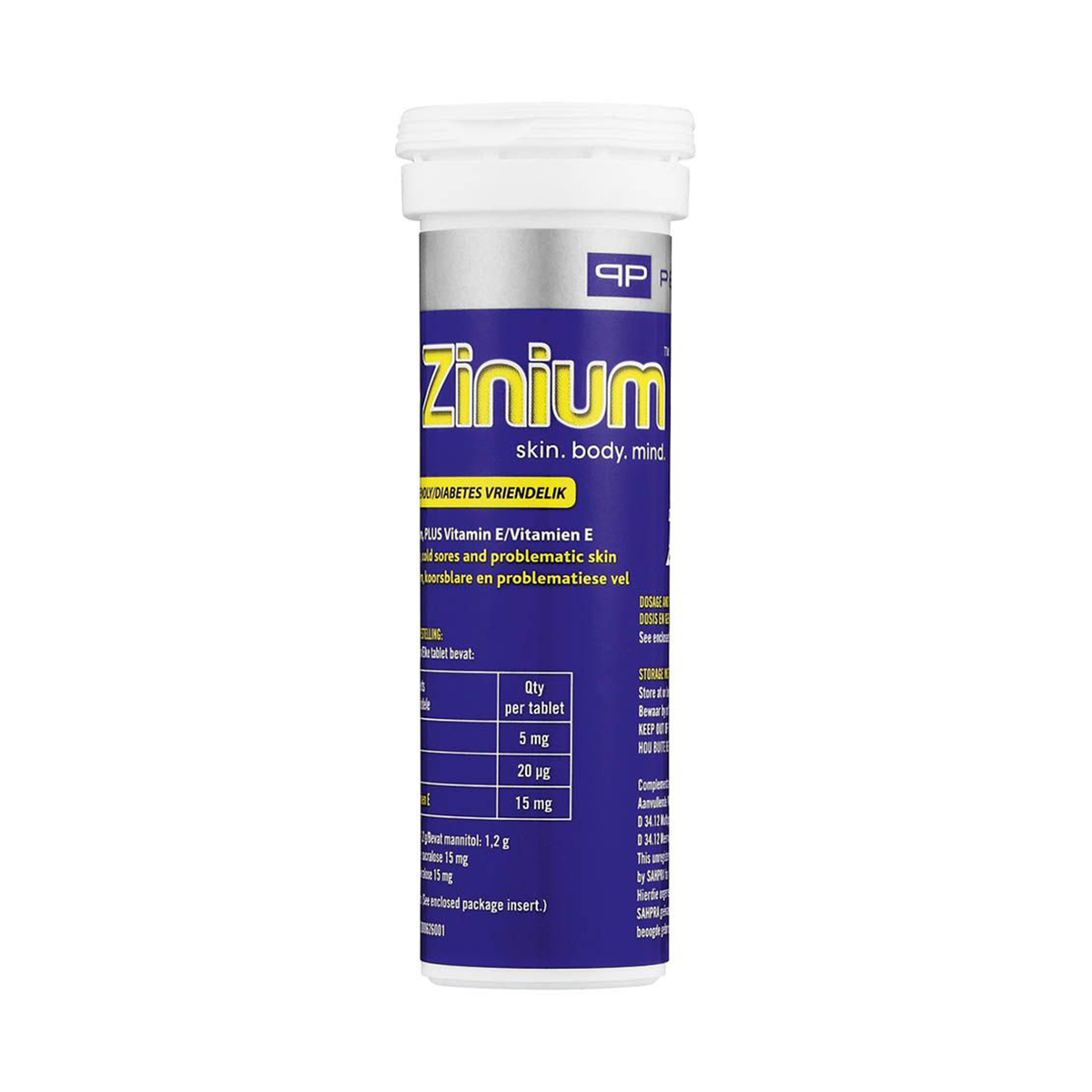 Zenium Zinium Berry 12 Effervescent Tablets - Med365