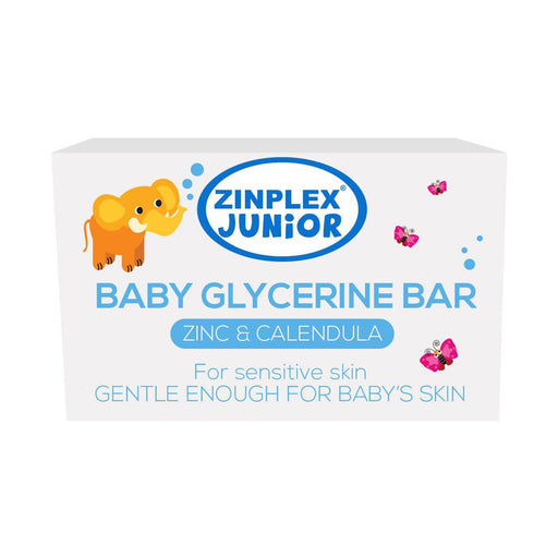 Zinplex Baby Glycerine Bar Soap Zinc & Calendula 100g